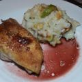 Feigen-Gorgonzola-Risotto zu Entenbrust an[...]