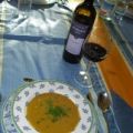 Linsen-Kastanien-Suppe mit Curry