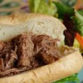 Sandwich Rindfleisch aus dem Slow Cooker