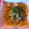 Tortellini mit Champignon - Sahne - Soße