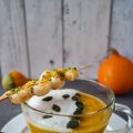 Kürbis-Cappuccino mit Garnelen und ein[...]