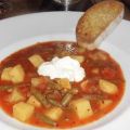 Tomatensuppe mit Bohnen, Kartoffeln,[...]