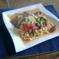 Tagliatelle mit grünem Spargel,Cherry Tomaten[...]