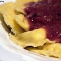 Ravioli mit Gorgonzola-Füllung, dazu eine[...]