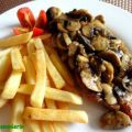 Geflügel:   PUTENSCHNITZEL mit Champignon
