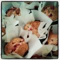 Erdbeer-Bananen Muffins