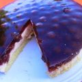 Schmandkuchen mit Kirschen