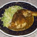 Geflügel: Huhn in Brotsoße