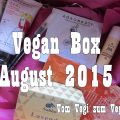 VEGAN BOX BEAUTY AUGUST 2015
