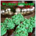 Spekulatius-Weihnachtsbaum-Cupcakes