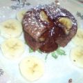 Bananen-Muffin mit flüssigem Kern
