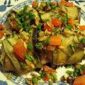 Auberginen-Zucchini-Rouladen