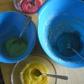 Zitronen-Regenbogen-Cupcakes...