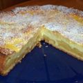 prickelnder Apfel-Käsekuchen