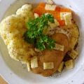 Kartoffeln und Blumenkohl mit Béchamel Sauce