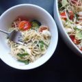 Spaghettisalat aus Resten