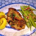 Mariniertes Lamm mit Speckbohnen