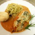 Hähnchenbrustfilet mit Salbeibutternudeln