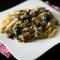 Gemüse-Pilz-Pasta