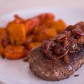 Rumpsteak mit Zwiebel-Chutney