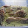 Schweinenacken in Buttermilch-Knoblauch-Marinade