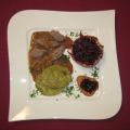 Rehrückenbraten mit Steinpilzsoße,[...]