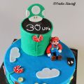 Super Mario Torte zum 30. Geburtstag