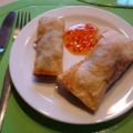 Chinesische Frühlingsrollen mit Wirsing