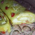 Ananas Biskuitroulade