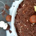 Schokokusstorte und DIY: Wimpelkette