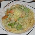 Spaghetti mit kaiserlicher Gorgonzolasauce