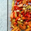 Buntes Ofengemüse mit Kräutermarinade
