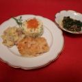 Hoki-Filet mit Eier-Käse-Panade, Blattspinat[...]