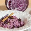 Rotkrautrisotto mit orientalischen Gewürzen