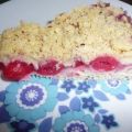 Kirschkuchen auf Hefeteig mit Crumble !