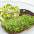 Rumpsteak mit Bärlauchkruste an[...]