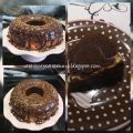 Schokoladiger Guglhupf mit Cheesecake-Füllung
