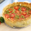 Tierfrei genießen - vegane Tomaten-Quiche,[...]