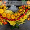 DiY Herbstkranz aus Filz mit Quitten