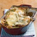 Grüne Lasagne mit Pilzen