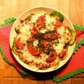 Gurken-„Pizza“-Gericht