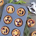 Kleine Linzer Törtchen mit Cranberry Gelee