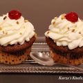 Kirsch-Cupcakes mit Sahne-Quark-Frosting