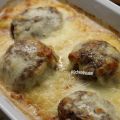Frikadellengratin mit Knoblauchkartoffeln