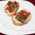 Bruschetta mit Tomaten und Knoblauch