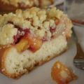 Birne-Nektarine Streuselkuchen mit Schlagobers!