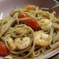 Garnelen-Tomaten-Spaghetti