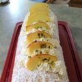 Apfel-Biskuitroulade