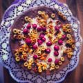 Schoko-Kirsch-Kuchen mit karamelisierten[...]