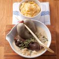 Kartoffel-Sauerkraut-Sauce mit Leberwurst und[...]